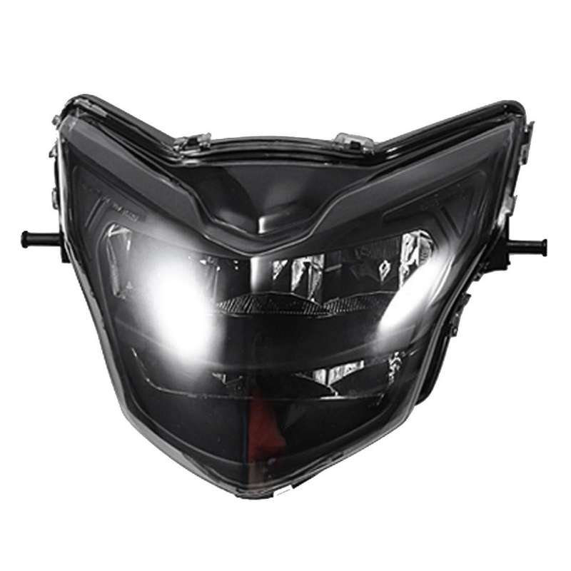 Motorcycle Front Headlight Fairing Smoked Shell for Lc135 V2 V6 Clip Head Light Led Spoiler Mask Co