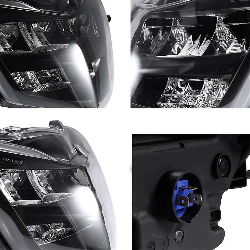Motorcycle Front Headlight Fairing Smoked Shell for Lc135 V2 V6 Clip Head Light Led Spoiler Mask Cov