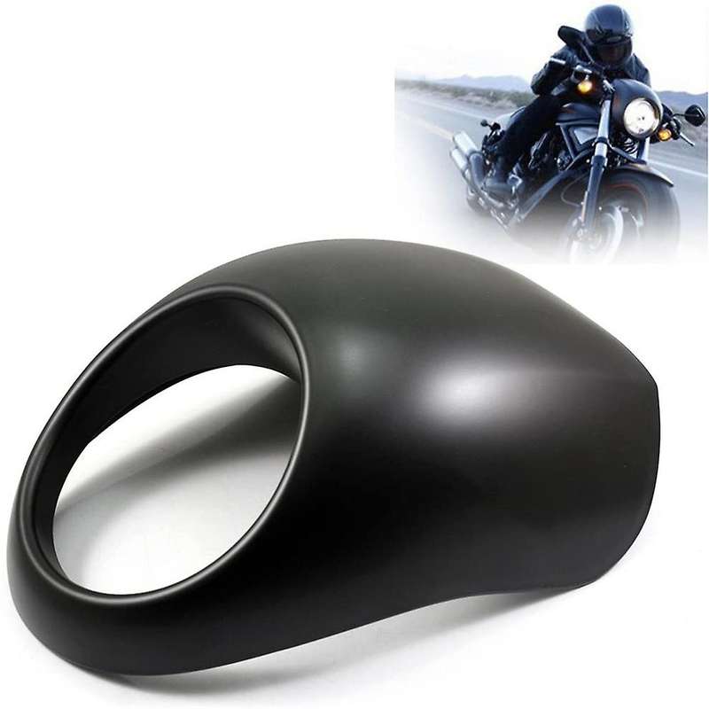 Motorcycle Front Headlight Fairing Mask Cover Fork Cowl Compatible with Bracket for FX XL 883 1200 1