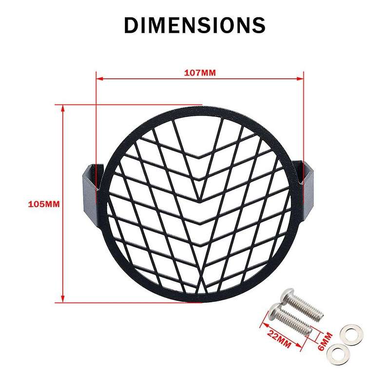 Motorcycle Front Headlight Protector Grill Cover Head Light Mesh Grill for XG 250 XG250 Tricker 2014