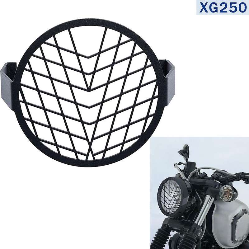 Motorcycle Front Headlight Protector Grill Cover Head Light Mesh Grill for XG 250 XG250 Tricker 2014