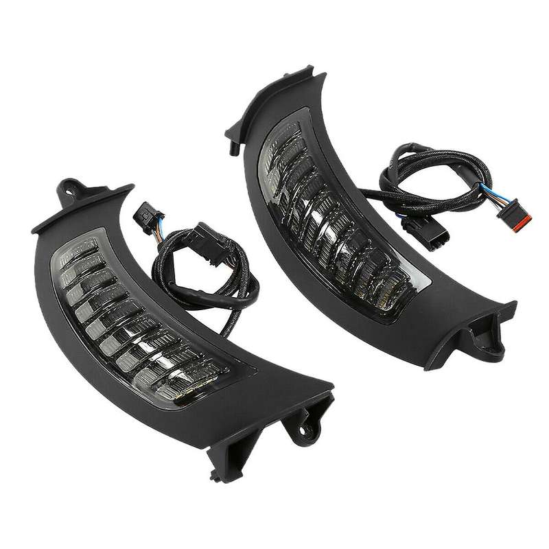 Motorcycle Front Headlight Side Indicator Led Turn Signal Light Lamp with DRL for Road Glide 2015-20