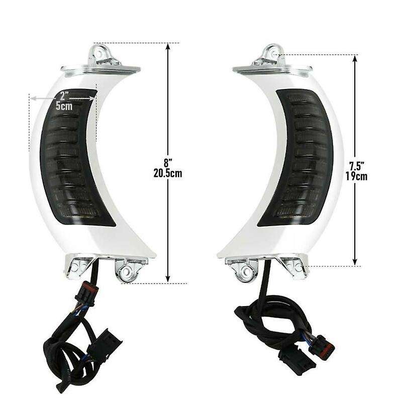 Motorcycle Front Headlight Side Indicator Led Turn Signal Light Lamp with DRL for Road Glide 2015-20