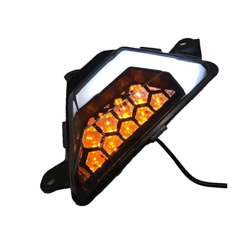 Motorcycle Front Led Turn Signal Indicator Flasher Light for Ninja 300 Ninja 400 Ninja 650 -6r Acces