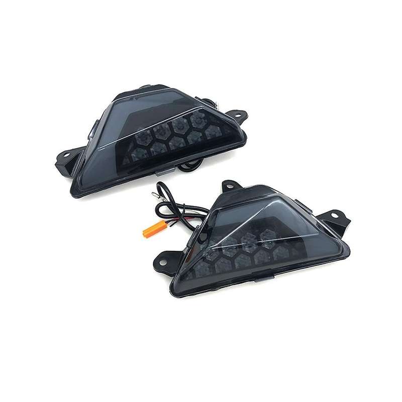 Motorcycle Front Led Turn Signal Indicator Flasher Light for Ninja 300 Ninja 400 Ninja 650 -6r Acces