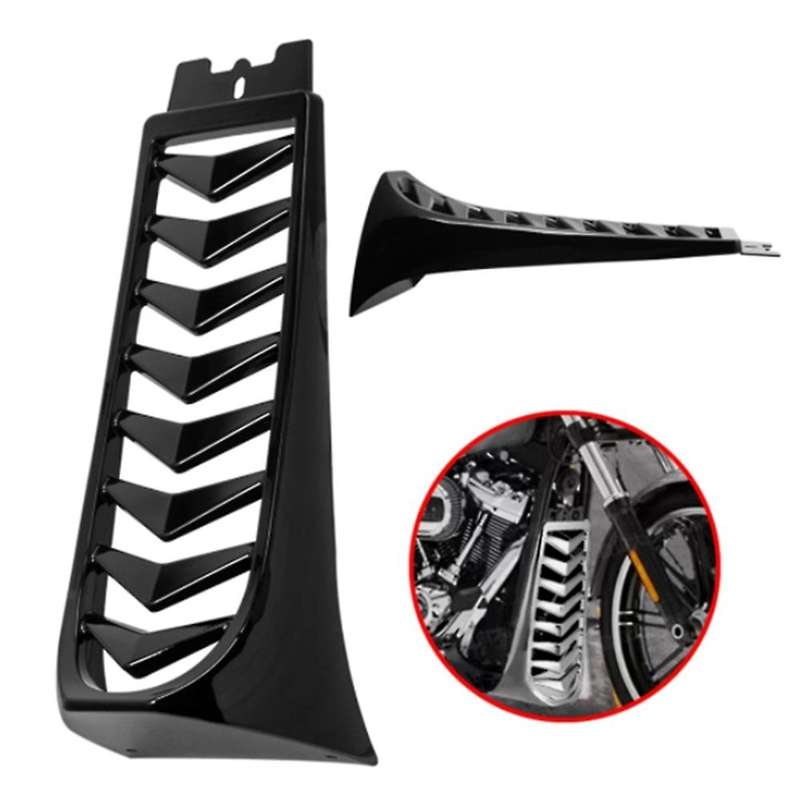 Motorcycle Front Lower Radiator Cover Chin Fairing Spoiler for Softail Street Breakout FXBR FXBRS 20
