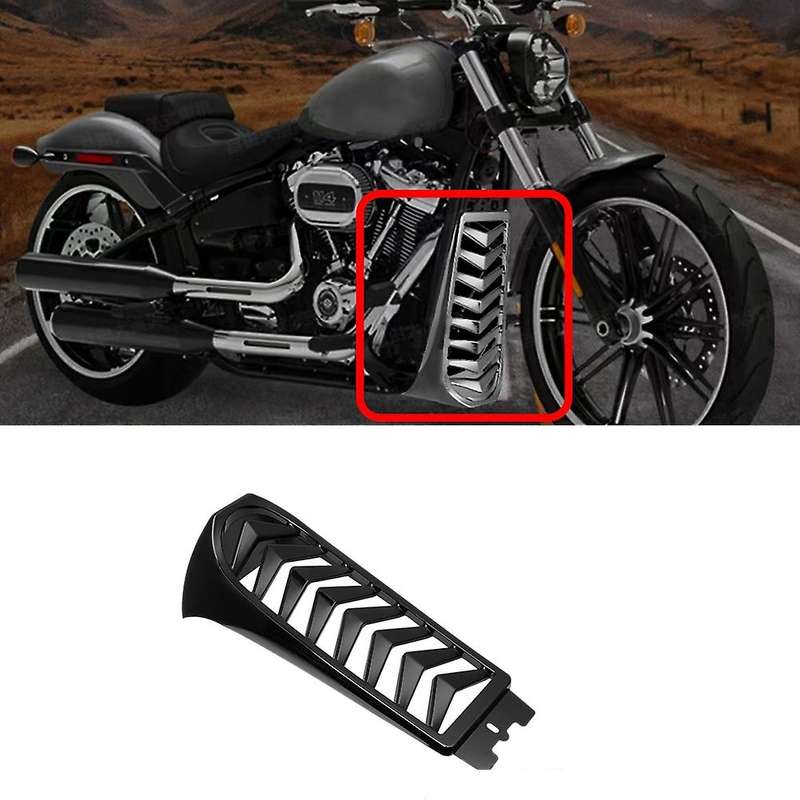 Motorcycle Front Lower Radiator Cover Chin Fairing Spoiler for Softail Street Breakout FXBR FXBRS 20