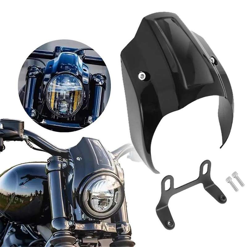 Motorcycle Front Mask Headlight Fairing Cover for Softail Street Fxbb Fxbr 2018-2023
