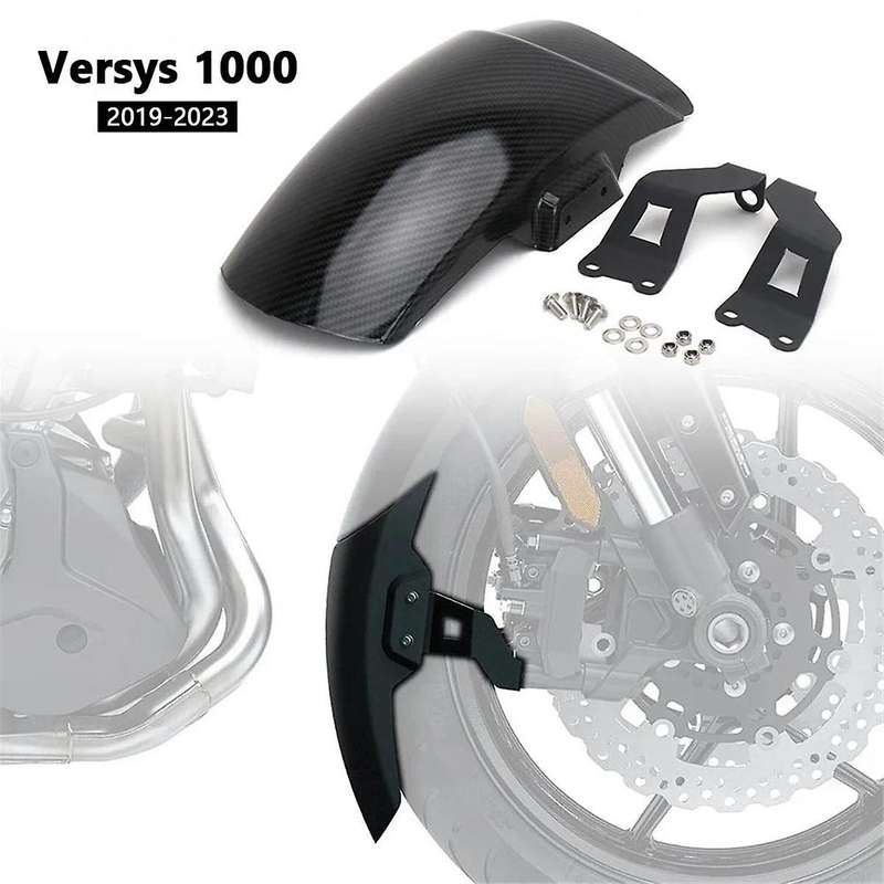 Motorcycle Front Mudguard Cover for VERSYS1000 1000 Versys1000 1000 2019-2023(Carbon)