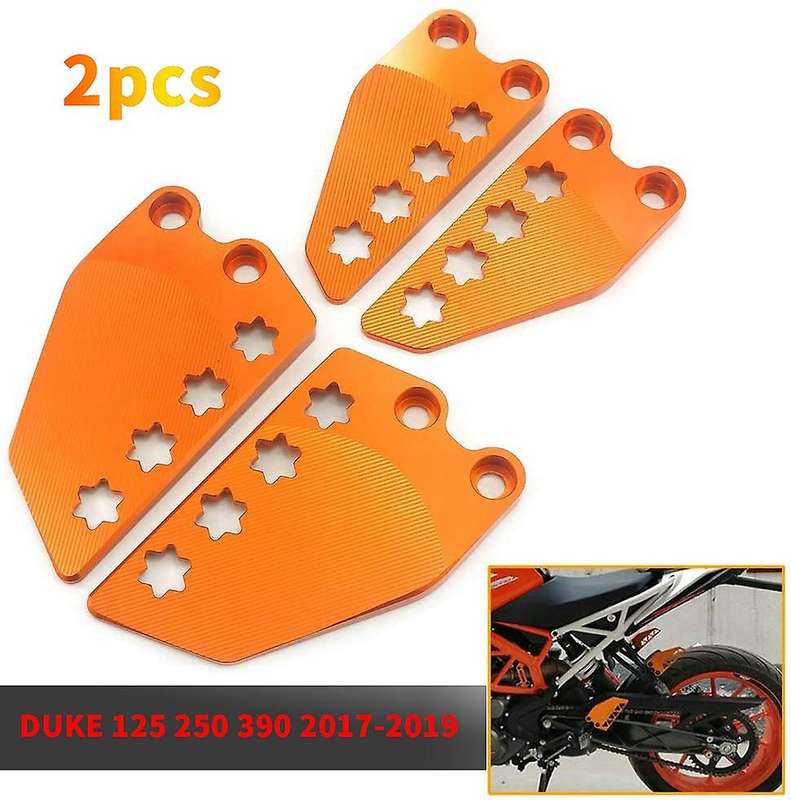 Motorcycle Front Rear Foot Step Side Mount Cover for 125 250 390 2017-2019