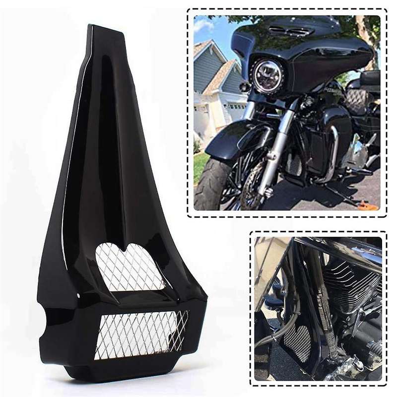 Motorcycle Front Radiator Cover Fairing Spoiler for Touring FLHTCU Electric Road Street Glider Bagge