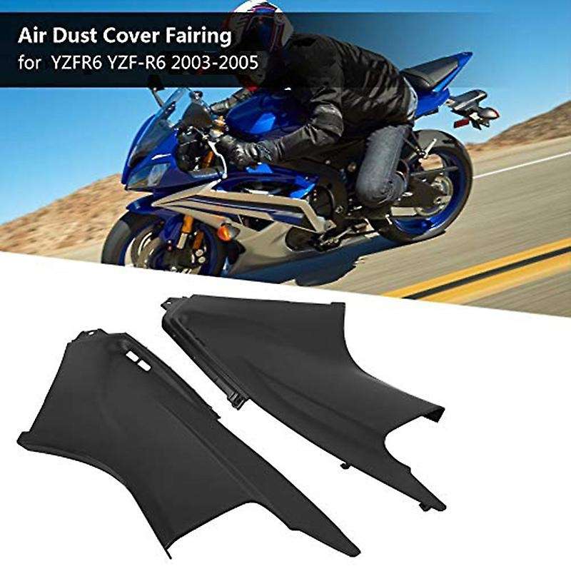 Motorcycle Front Side Air Duct Cover Fairing Cowling Insert Part for YZF R6 2003 2004 2005