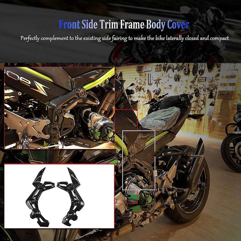 Motorcycle Front Side Trim Frame Body Cover Panel Fairing Engine Side Panel Accessories for Z900 201