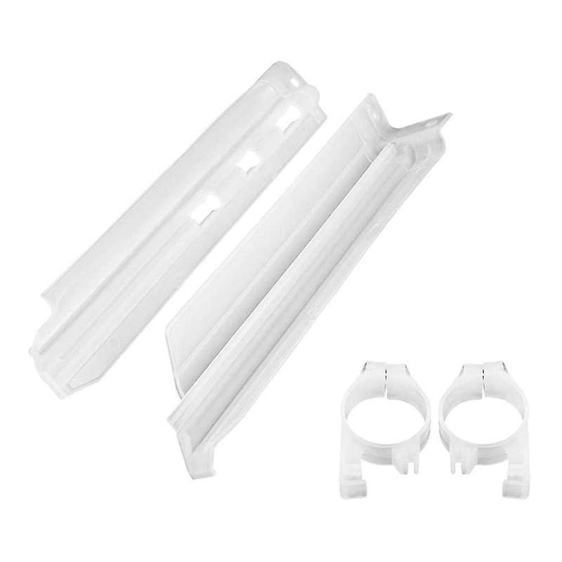 Motorcycle Front Spillplate Guard Protector Cover Board for KLX250 KDX 125 200 250(White)