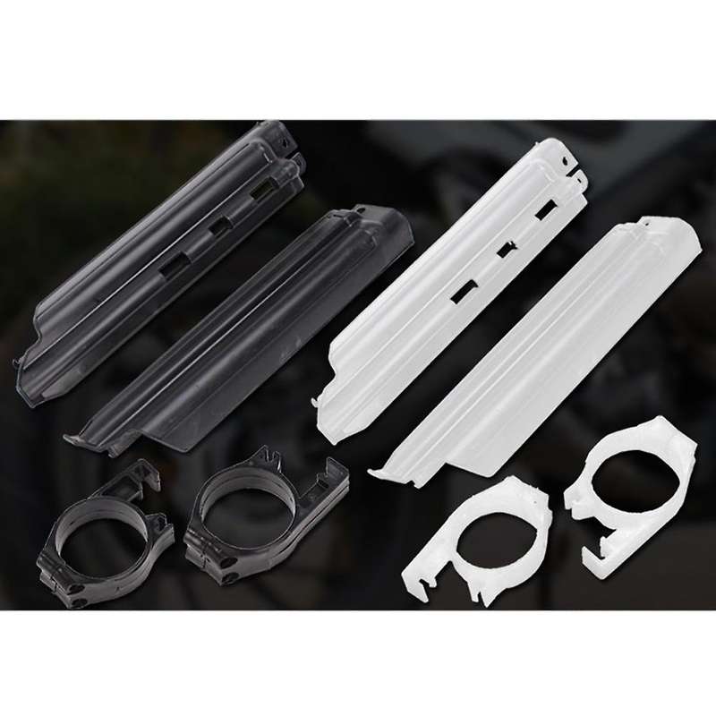 Motorcycle Front Spillplate Guard Protector Cover Board for KLX250 KDX 125 200 250(White)