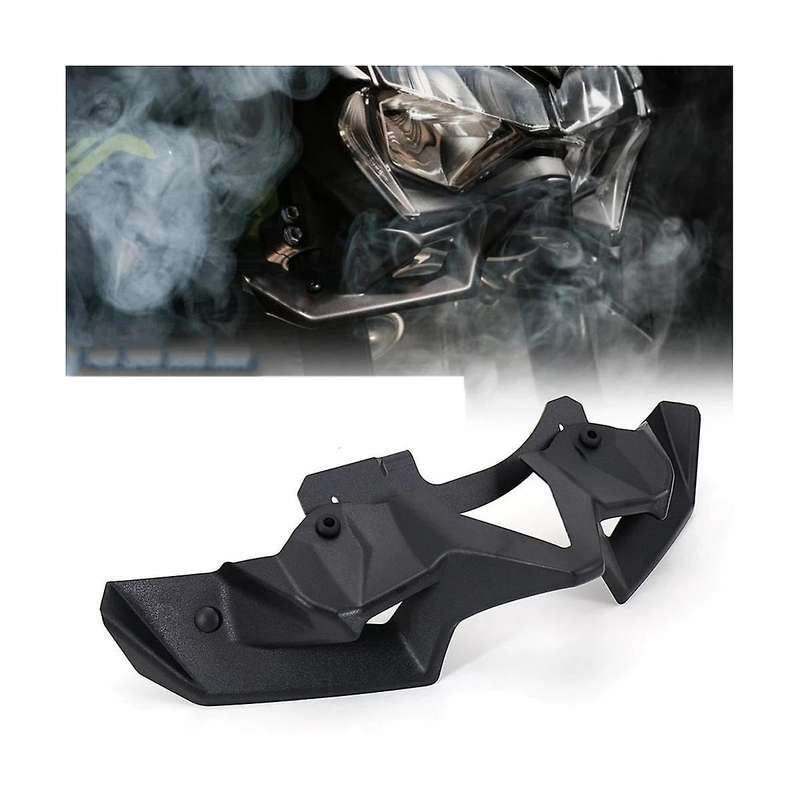 Motorcycle Front Spoiler Winglet Aerodynamic Wing Kit Spoiler for Z900 2020 2021 22(carbon Fiber Pat