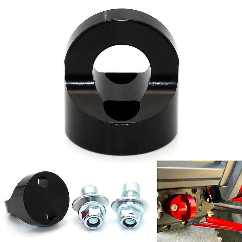 Motorcycle Front Tow Hook Tie Anchor for RZR XP 4 1000 / for RZR XP 4 for Turbo 2014-2020 (Black)