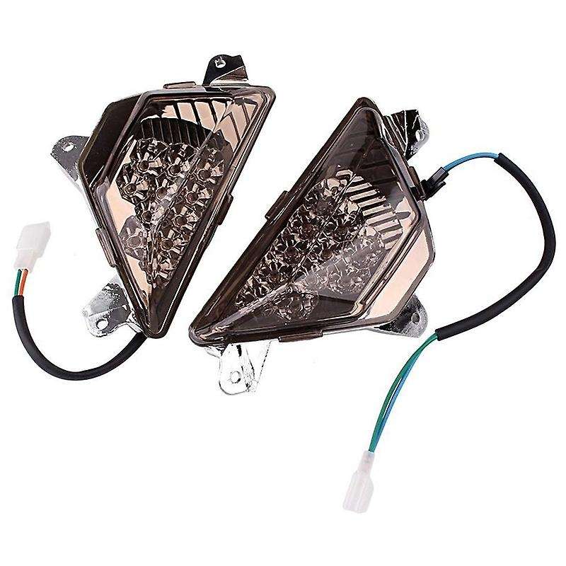 Motorcycle Front Turn Signals Light Shift Lights Blinker Indicator Led Light for Ninja 250/300 -6R 6