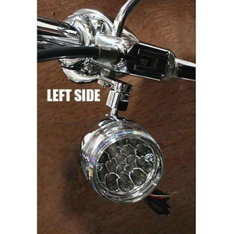 Motorcycle Front Turn Signal Relocation Swivel Mount Kit for FLSTFB FLSTFBS FXST FXSTB FXS FLSS Soft