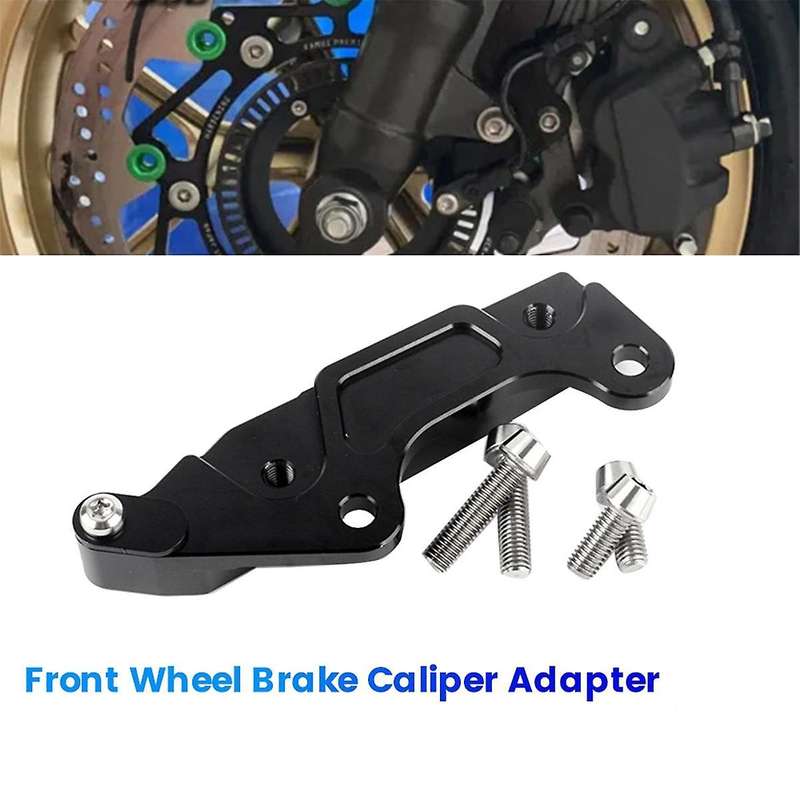 Motorcycle Front Wheel Brake Caliper Adapter for FORZA350 Forza 350 2020-2023 Aluminum Caliper Rotor