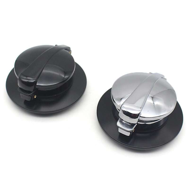 Motorcycle Fuel Filler Door Cover Gas Fuel Tank Cap Cover Suit for  R9T 2014-2018(Black)