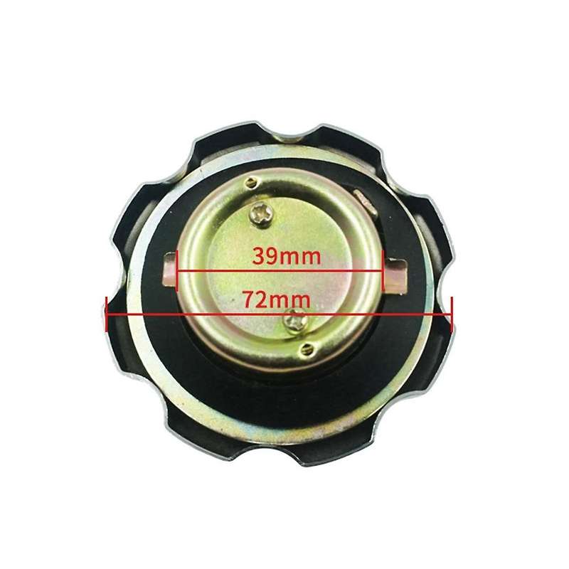 Motorcycle Fuel Gas Tank Cap Cover Lock Set for CG125 CG 125 Spare Parts Replacement Aluminium Fuel