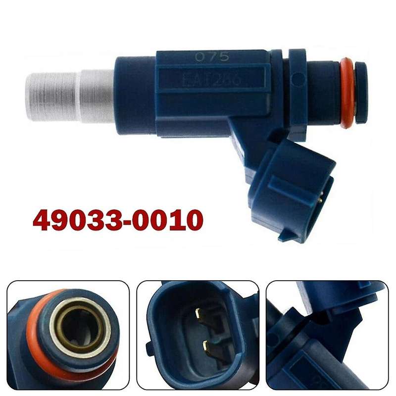 Motorcycle Fuel Injector Nozzle for KX450F KFX450R ZX14 ZX10R 49033-0010 490330010 EAT286