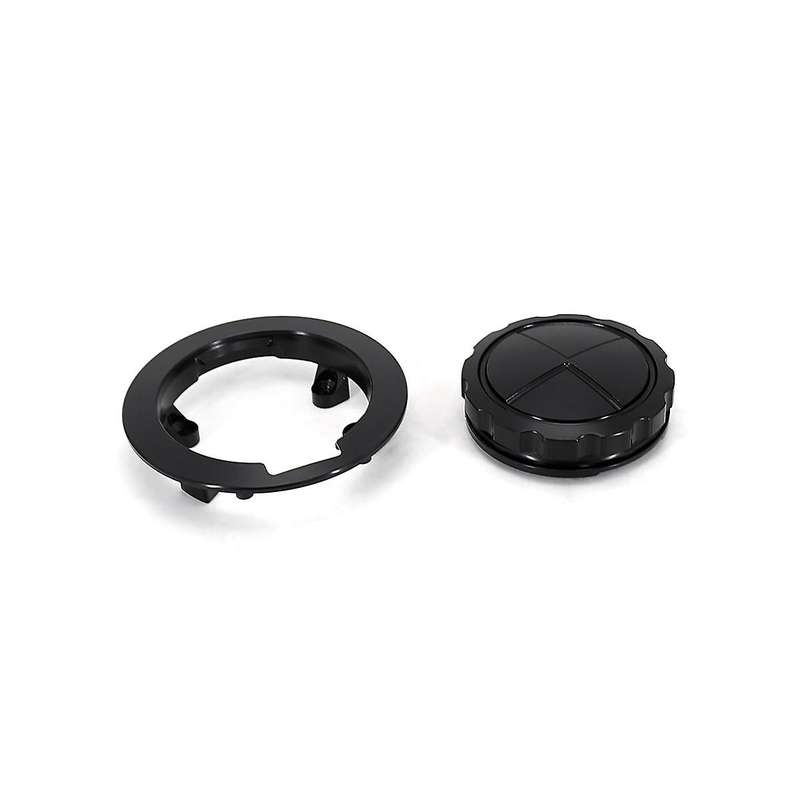 Motorcycle Fuel Tank Cap Cover Guard Protector for R Ninet Pure Rninet R Ninet Urban (black)