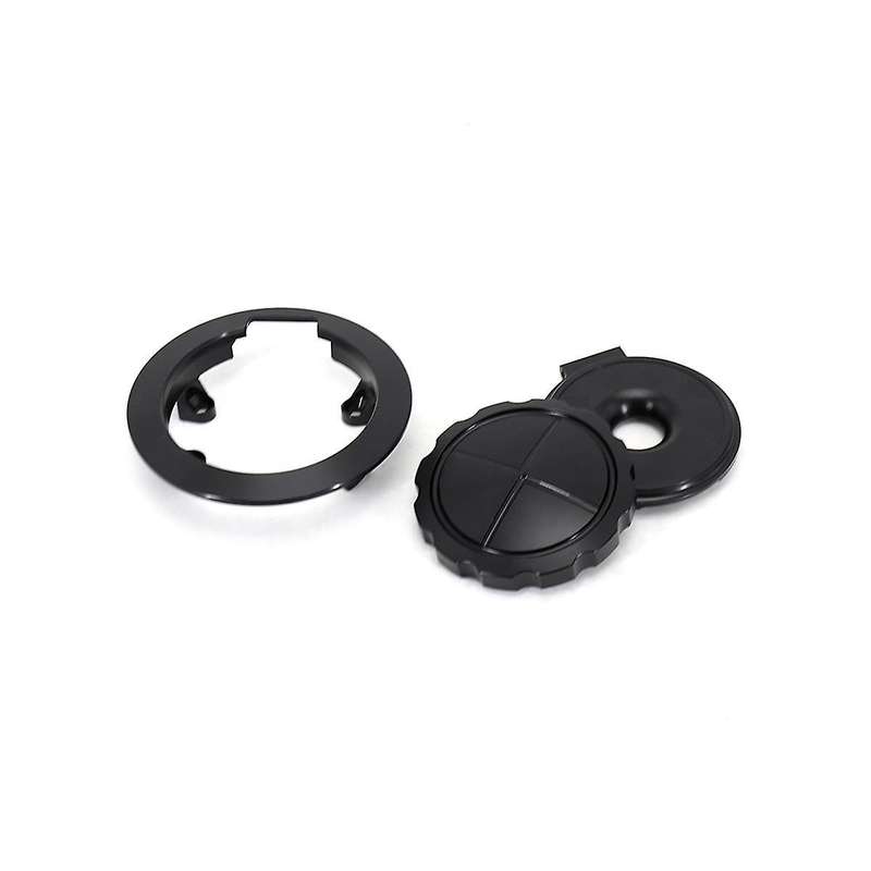 Motorcycle Fuel Tank Cap Cover Guard Protector for R Ninet Pure Rninet R Ninet Urban (black)