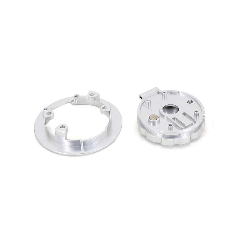 Motorcycle Fuel Tank Cap Cover Guard Protector for R Ninet Pure Rninet R Ninet Urban (silver)