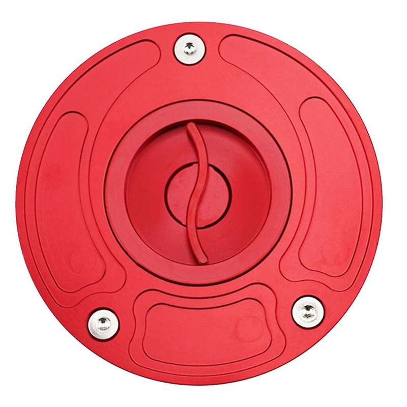 Motorcycle Fuel Tank Gas Cap Cover Keyless CNC Fuel Tank Cap for Motorcycle CB900F 1000RR VTR1000(Re