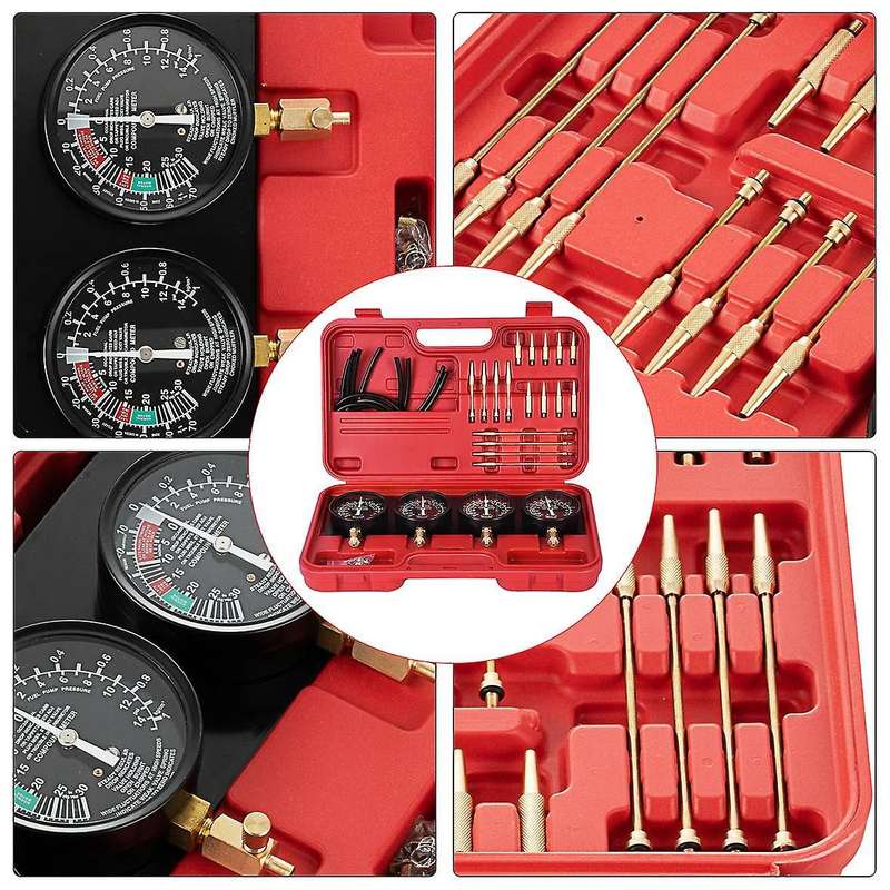 Motorcycle Fuel Vacuum Carburetor Synchronizer Sync Gauge for Motorcycle Car Repair Tools Universal