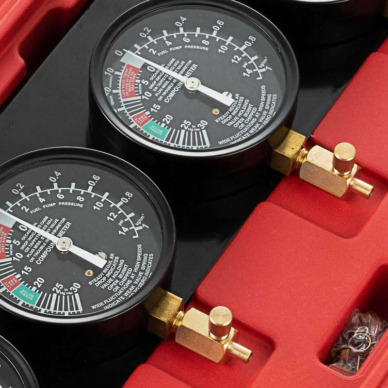 Motorcycle Fuel Vacuum Carburetor Synchronizer Sync Gauge for Motorcycle Car Repair Tools Universal