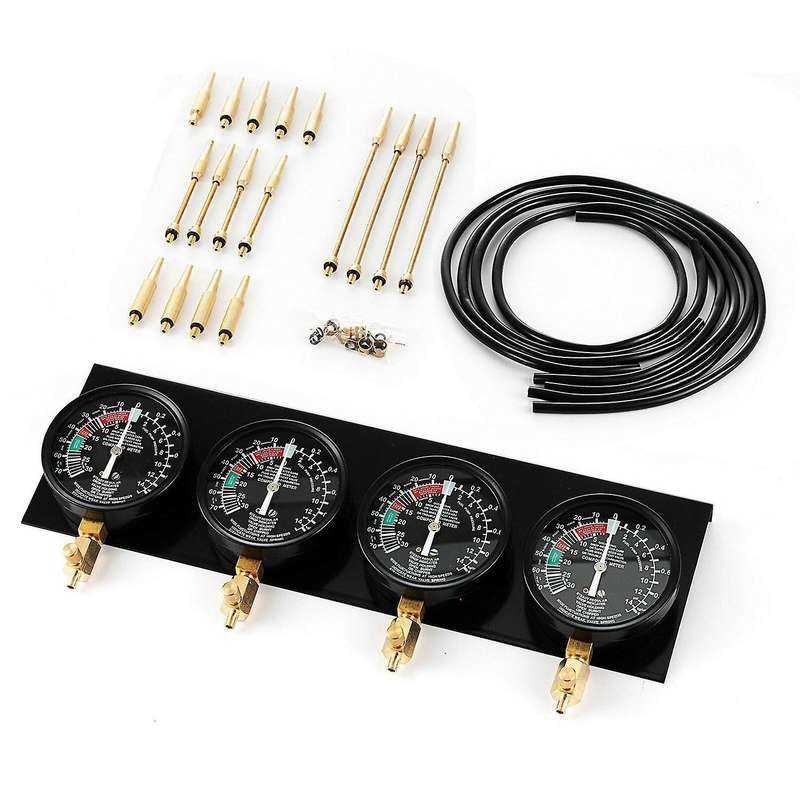 Motorcycle Fuel Vacuum Carburetor Synchronizer Sync Gauge for Motorcycle Car Repair Tools Universal