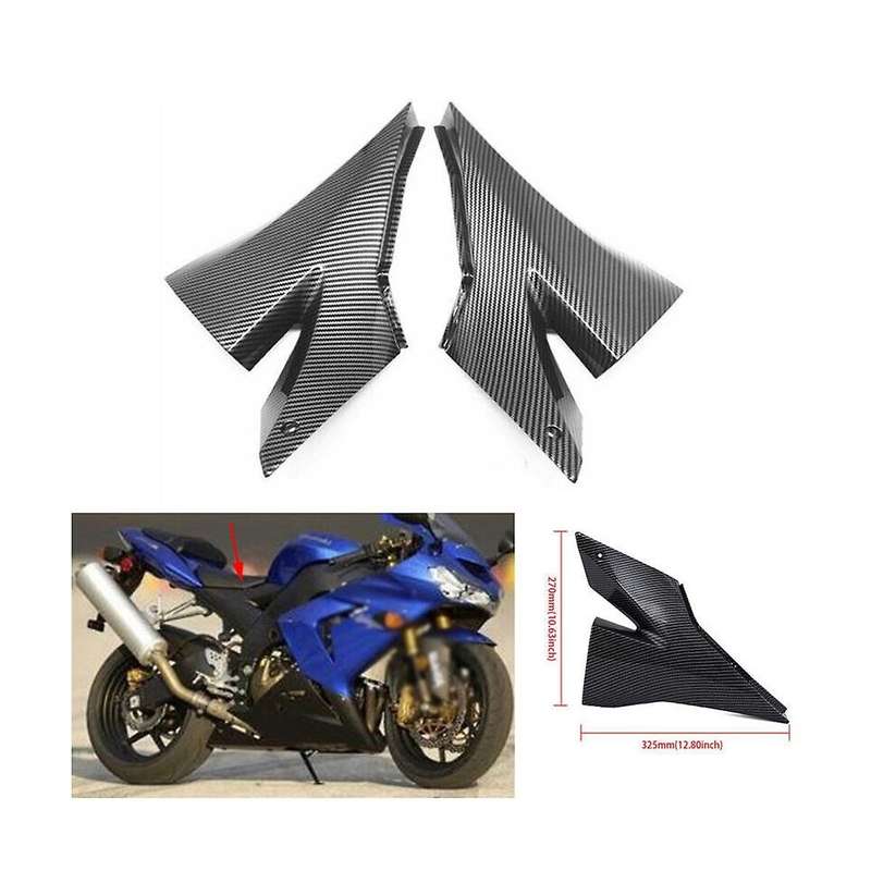 Motorcycle Fuel Tank Side Covers Panels Gas Fairing Cowl Guard for Ninja -10r Zx10r 2004 2005