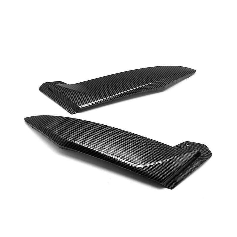 Motorcycle Gas Tank Side Trim Cover Panel Fairing Carbon Fiber Finish for Yzf R1 2002 2003