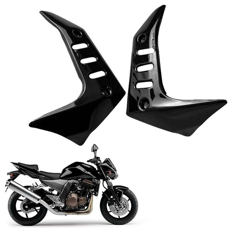 Motorcycle Glossy Black Right Left Radiator Fairing Kits Side Cover Cowl Protector for Z750 Z 750 20
