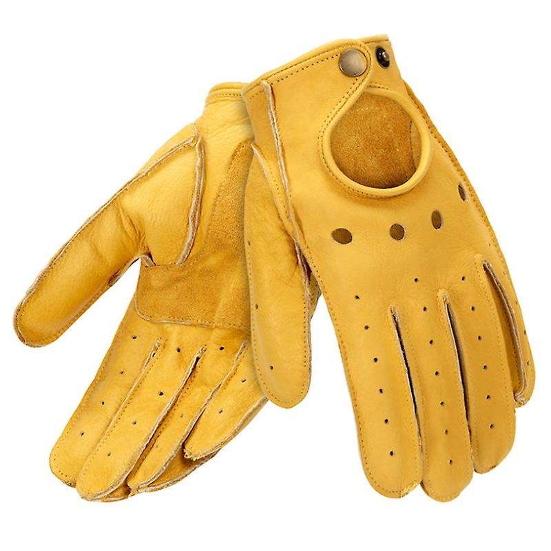 Motorcycle Gloves Goatskin Leather Moto Gloves Summer Breathable Motorbike Riding Full Half Finger G