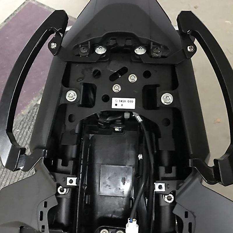 Motorcycle Grab Handle Bars Rear Seat Passenger Grab Rail Handle for MT07 2014-2016 Black