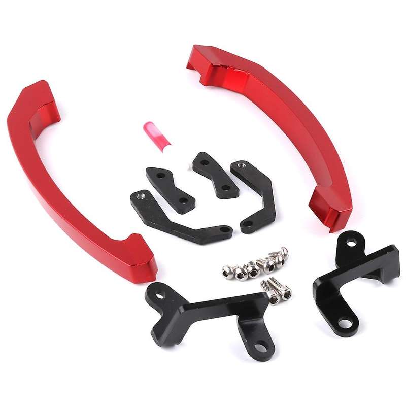 Motorcycle Grab Handle Bars Rear Seat Passenger Grab Rail Handle for MT07 2014-2016 Red