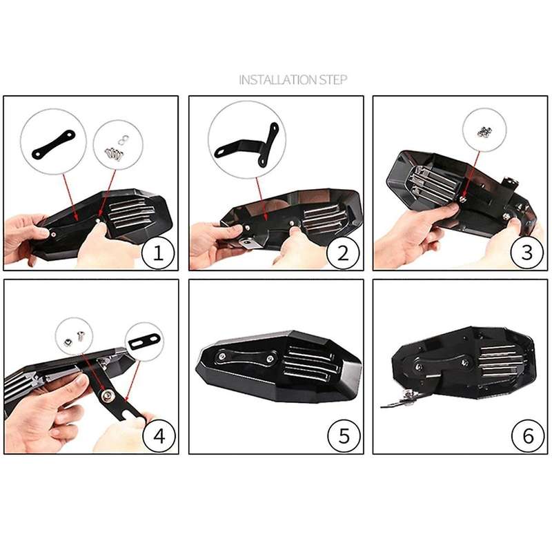 Motorcycle Hand Guard Universal Hand Guard Protector for XL883 XL1200 X48 Fat Boy,Transparent
