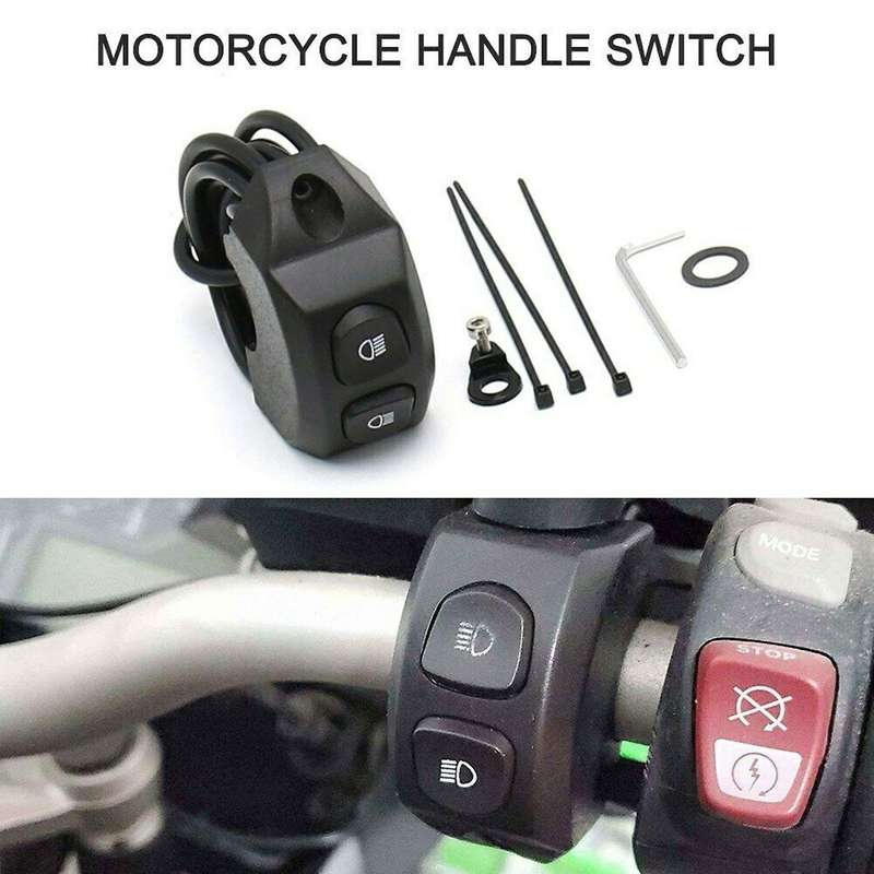 Motorcycle Handle Fog Light Switch Control Button for - R1200GS R1250GS LC F850GS F750GS R 1200 GS