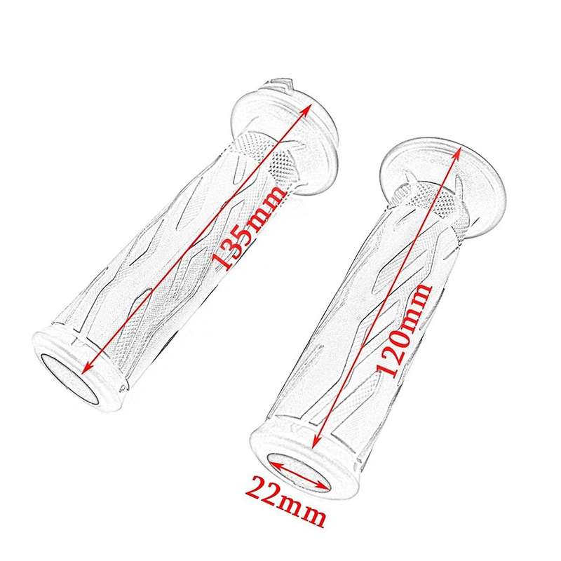 Motorcycle Handle Grips 22mm Universal for GSXR600 GSXR750 GSXR1000 Throttle Handle Rubber Sleeve Ha