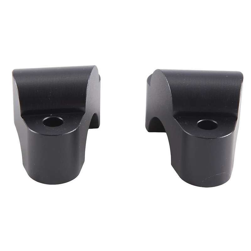 Motorcycle Handlebar Riser Bar Mount Handle Clamp Mounting for V4 V4(Black)