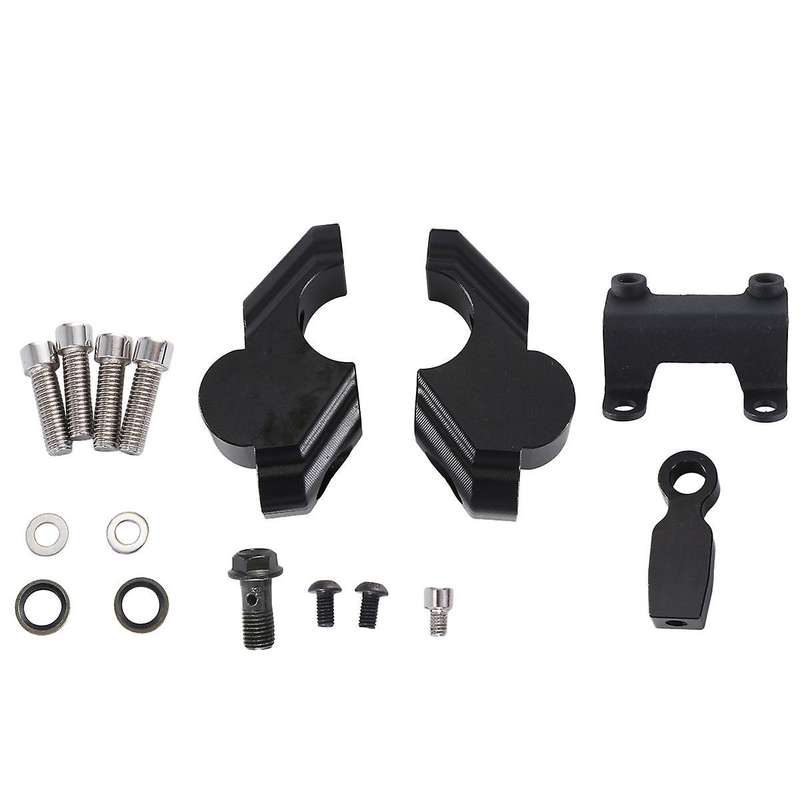 Motorcycle Handlebar Riser Drag Handle Bar Clamp Extend Adapter for Mt-07 Mt07 2021 2022 2023 -(blac
