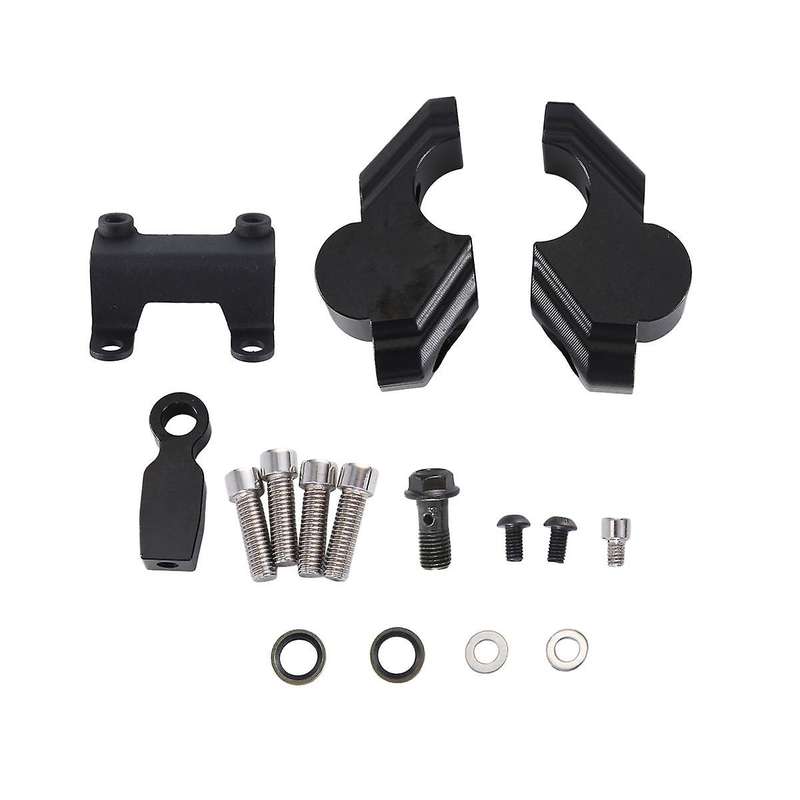 Motorcycle Handlebar Riser Drag Handle Bar Clamp Extend Adapter for Mt-07 Mt07 2021 2022 2023 -(blac