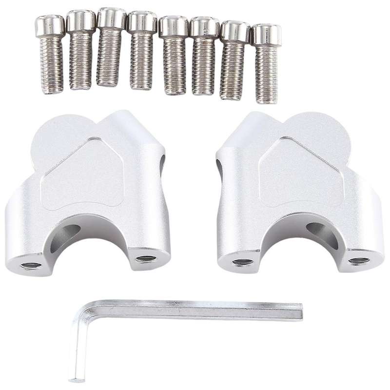 Motorcycle Handlebar Riser Drag Handle Bar Clamp Extend Adapter for Loncin Voge 300ac 300ds 500r 500