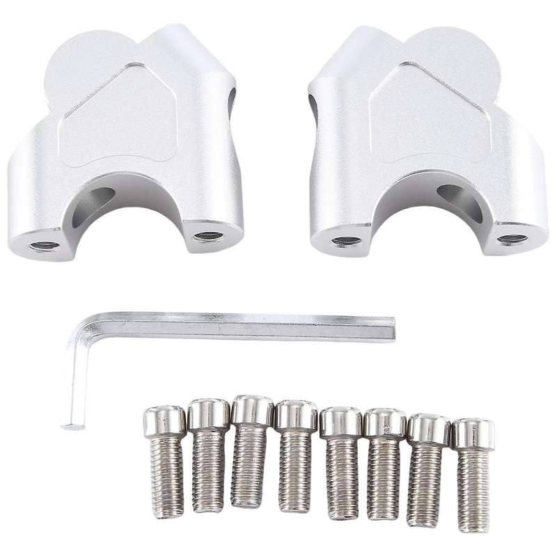 Motorcycle Handlebar Riser Drag Handle Bar Clamp Extend Adapter for Loncin Voge 300ac 300ds 500r 500