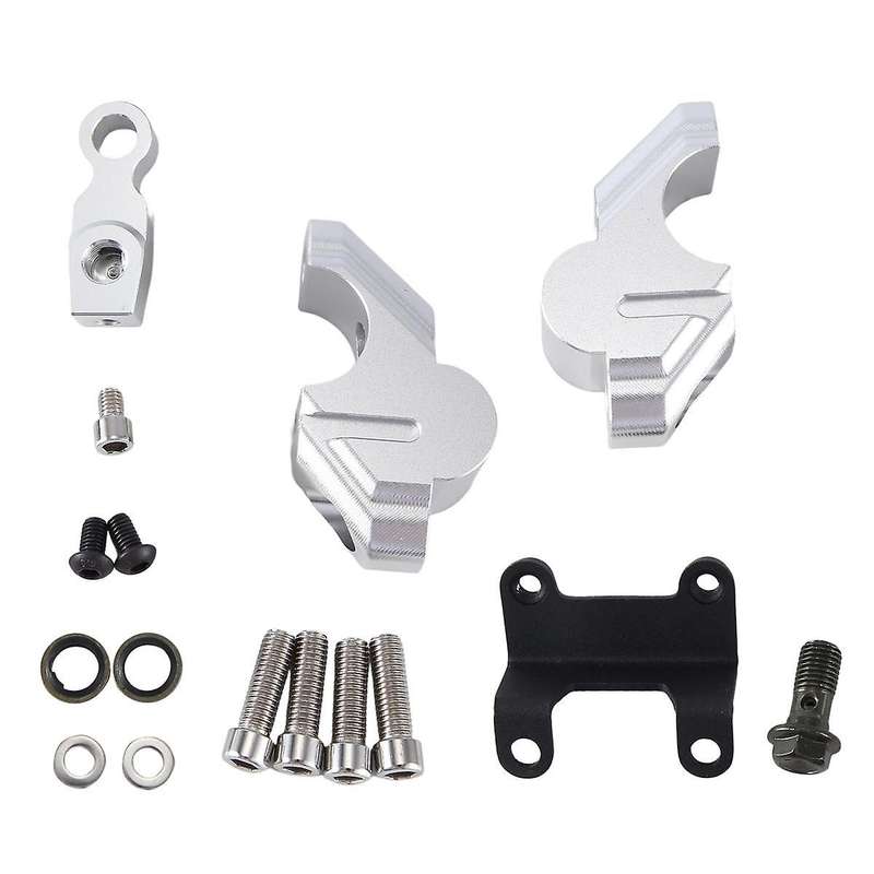 Motorcycle Handlebar Riser Drag Handle Bar Clamp Extend Adapter for Mt-07 Mt07 2021 2022 2023 -(silv