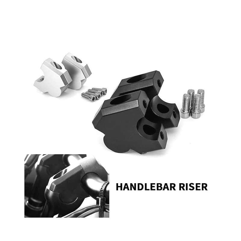 Motorcycle Handlebar Riser Drag Handle Bar Clamp Extend Adapter for Nt1100 Nt 1100 2022 2023 -(silv